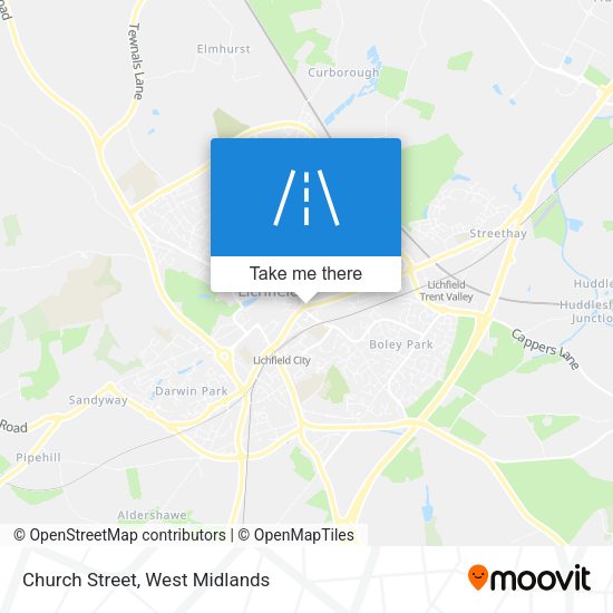Church Street map