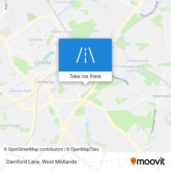 Darnford Lane map