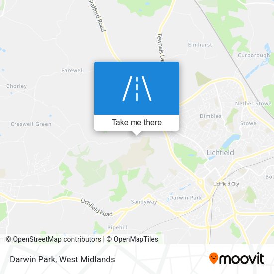 Darwin Park map