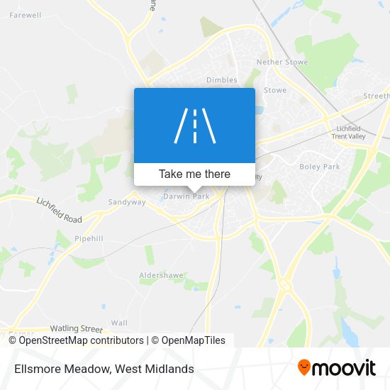 Ellsmore Meadow map
