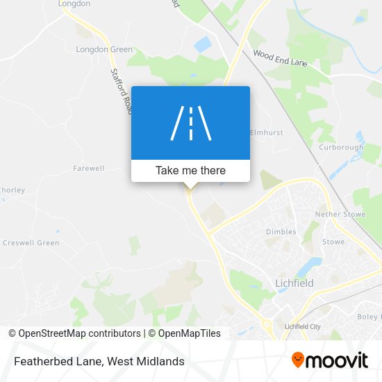 Featherbed Lane map