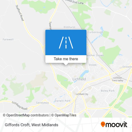 Giffords Croft map