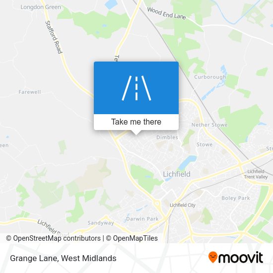 Grange Lane map
