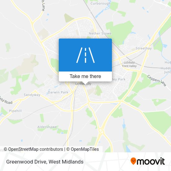 Greenwood Drive map