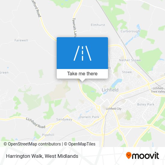 Harrington Walk map