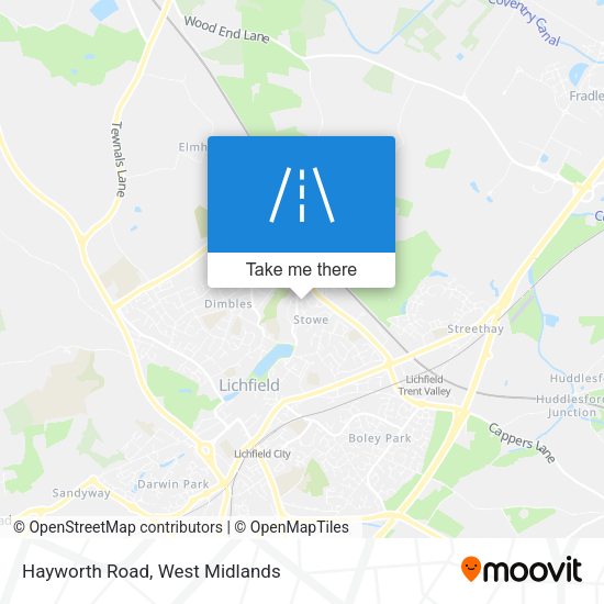 Hayworth Road map
