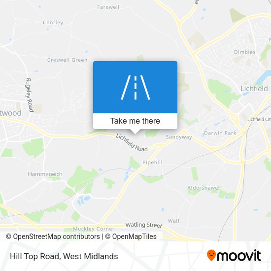 Hill Top Road map