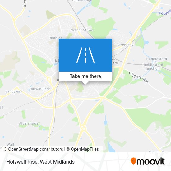 Holywell Rise map