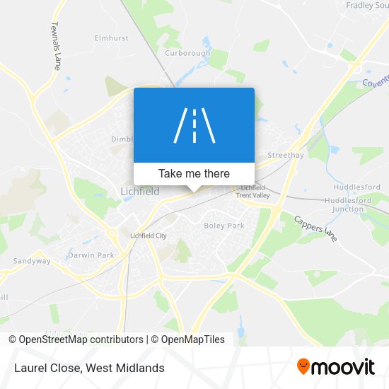 Laurel Close map