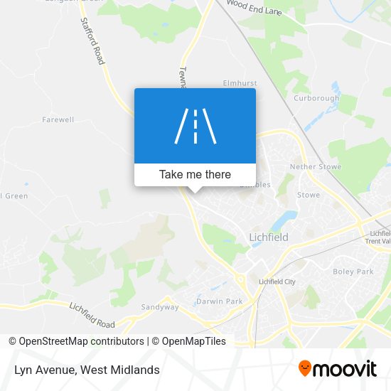 Lyn Avenue map