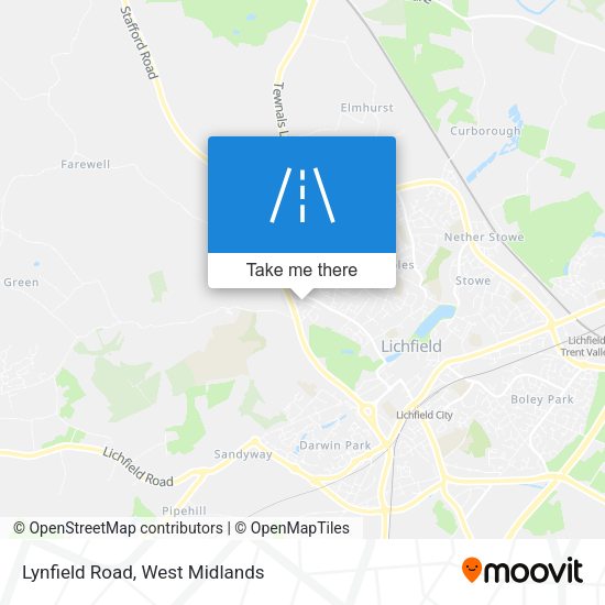 Lynfield Road map