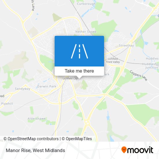 Manor Rise map