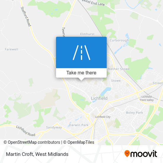 Martin Croft map