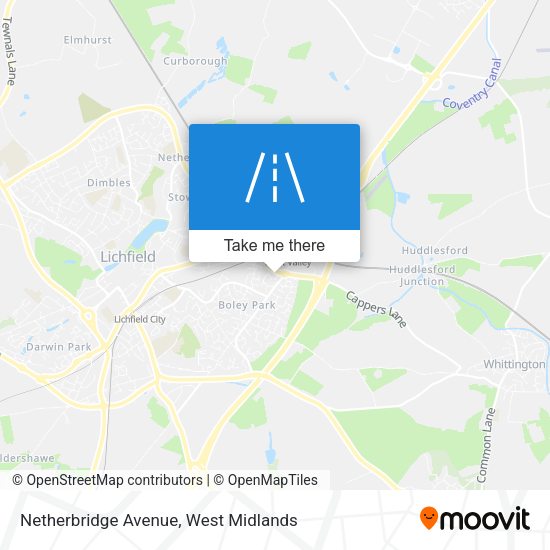 Netherbridge Avenue map