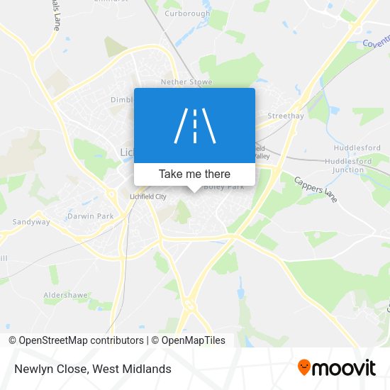 Newlyn Close map