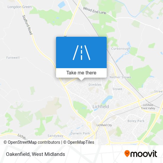 Oakenfield map