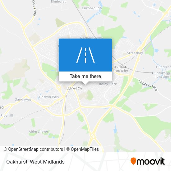Oakhurst map