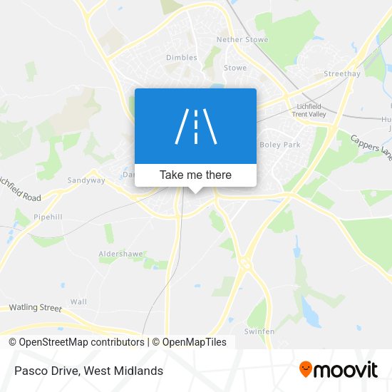 Pasco Drive map