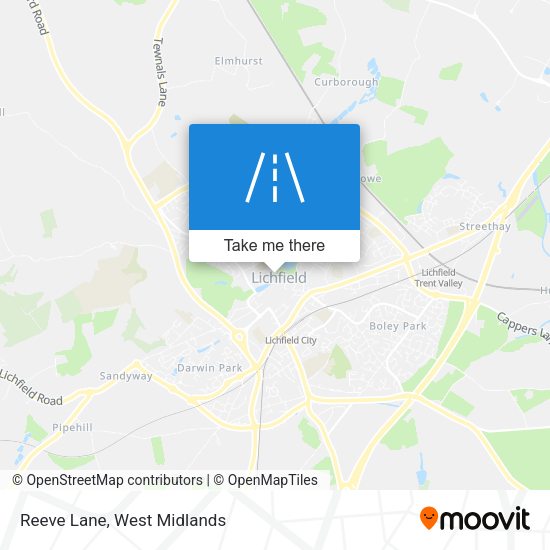 Reeve Lane map