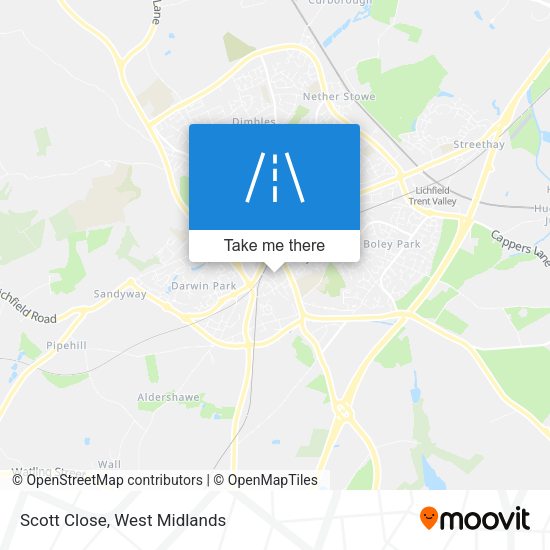 Scott Close map