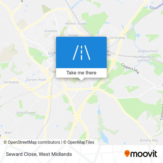 Seward Close map