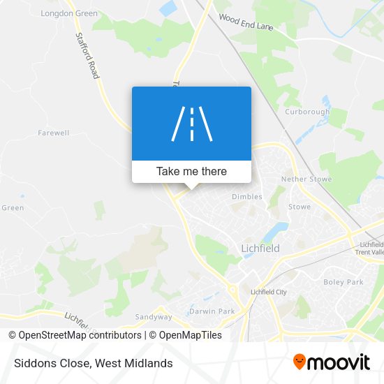 Siddons Close map