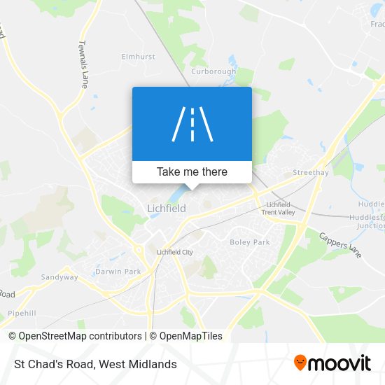 St Chad's Road map