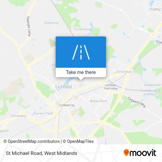 St Michael Road map