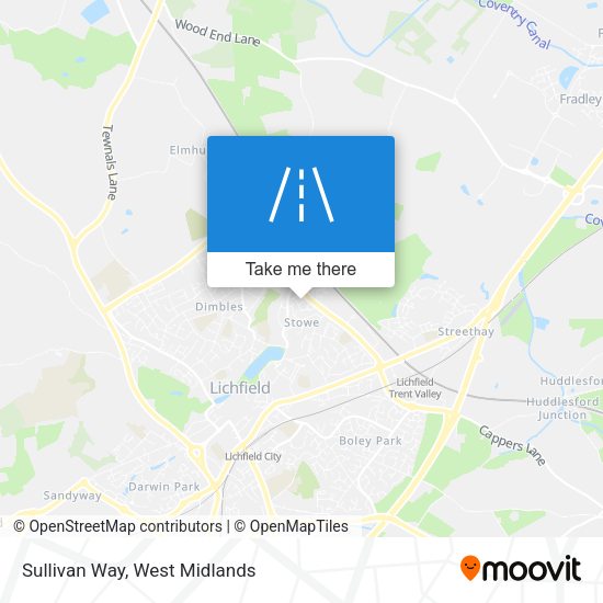 Sullivan Way map