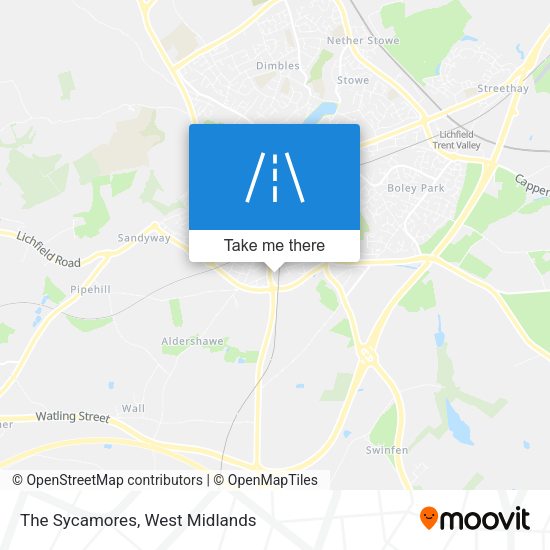 The Sycamores map