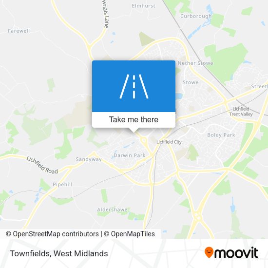 Townfields map