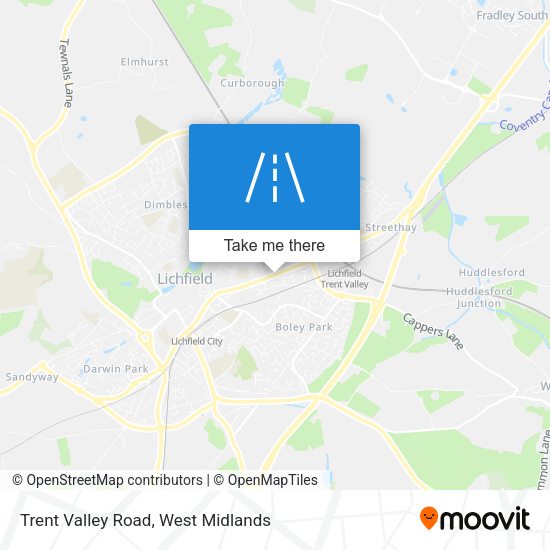 Trent Valley Road map