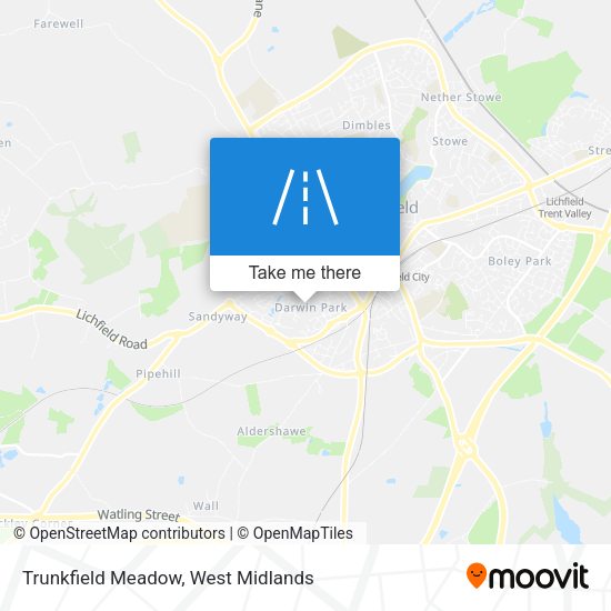 Trunkfield Meadow map