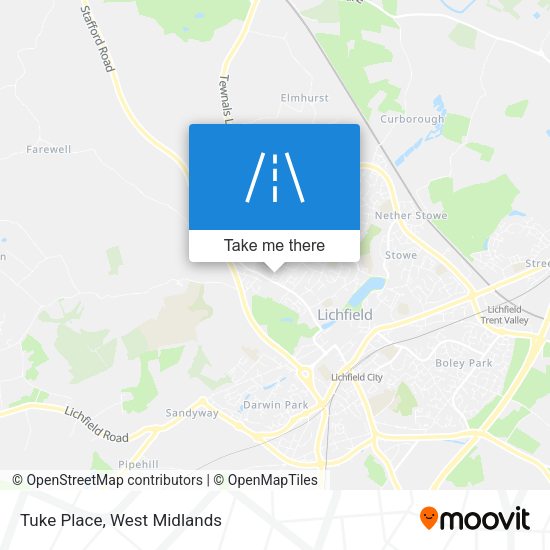 Tuke Place map