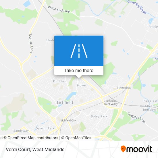 Verdi Court map