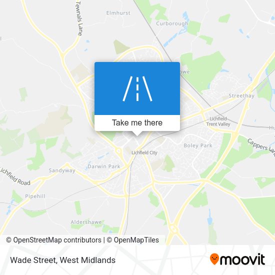 Wade Street map