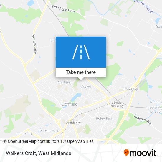 Walkers Croft map