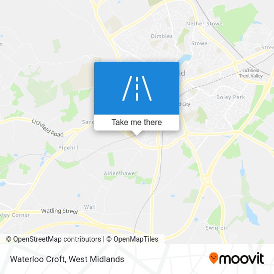 Waterloo Croft map