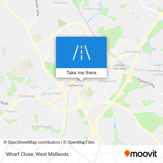 Wharf Close map