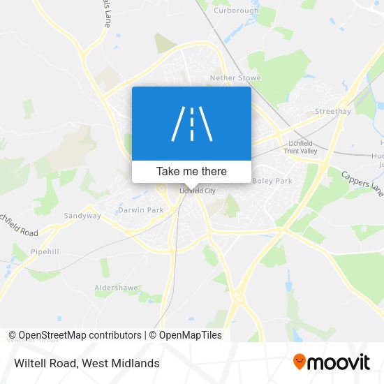 Wiltell Road map