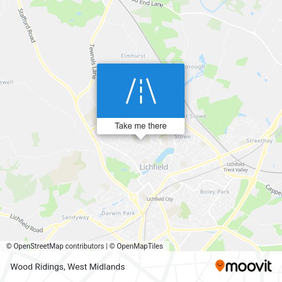 Wood Ridings map