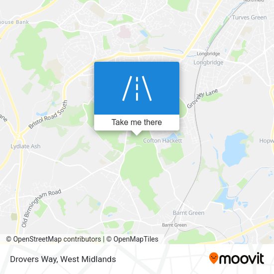 Drovers Way map
