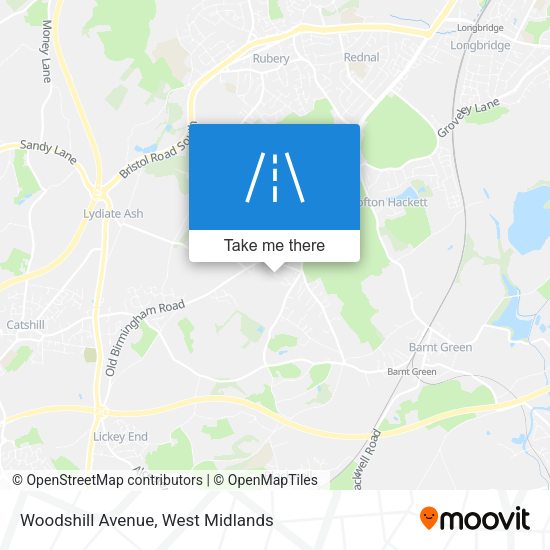 Woodshill Avenue map