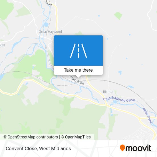 Convent Close map