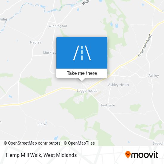 Hemp Mill Walk map
