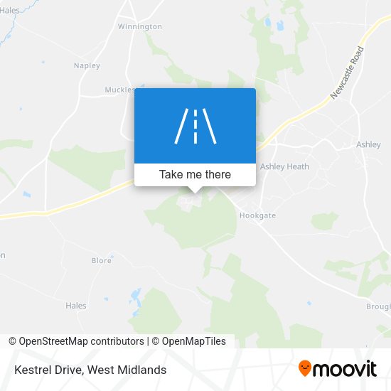 Kestrel Drive map