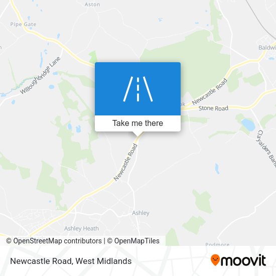 Newcastle Road map