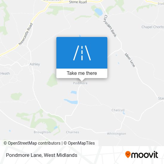 Pondmore Lane map