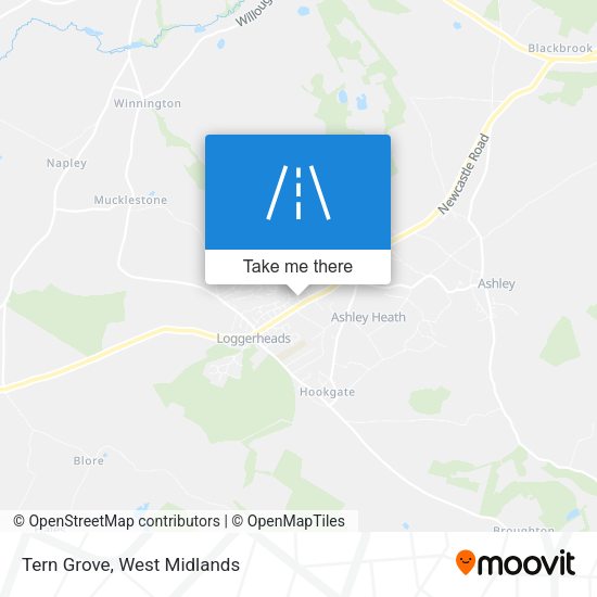 Tern Grove map