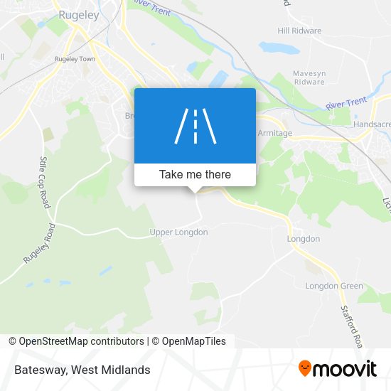 Batesway map